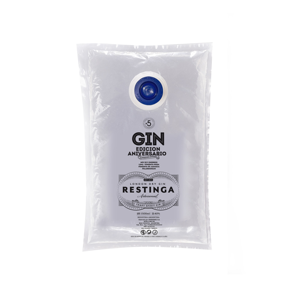 Bag gin 5to aniversario 1.5 L